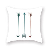 Home Decorative Pillow Covers Nordic Style Geometric Cushion Covers Mountain Arrows Pillow Cases Bedroom Sofa Decoration - one46.com.au