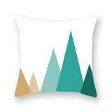 Home Decorative Pillow Covers Nordic Style Geometric Cushion Covers Mountain Arrows Pillow Cases Bedroom Sofa Decoration - one46.com.au