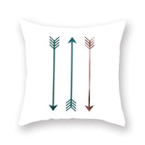 Home Decorative Pillow Covers Nordic Style Geometric Cushion Covers Mountain Arrows Pillow Cases Bedroom Sofa Decoration - one46.com.au