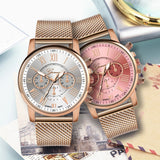 Luxury Womens Quartz Watches Women Watches Women's Quartz Sport Military Stainless Steel Dial Alloy Band Wrist Watch 2019 #30 - one46.com.au