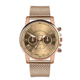 Luxury Womens Quartz Watches Women Watches Women's Quartz Sport Military Stainless Steel Dial Alloy Band Wrist Watch 2019 #30 - one46.com.au