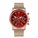 Luxury Womens Quartz Watches Women Watches Women's Quartz Sport Military Stainless Steel Dial Alloy Band Wrist Watch 2019 #30 - one46.com.au