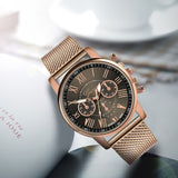 Luxury Womens Quartz Watches Women Watches Women's Quartz Sport Military Stainless Steel Dial Alloy Band Wrist Watch 2019 #30 - one46.com.au