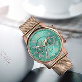 Luxury Womens Quartz Watches Women Watches Women's Quartz Sport Military Stainless Steel Dial Alloy Band Wrist Watch 2019 #30 - one46.com.au