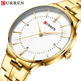 Newest Quartz Watches Luxury Brand CURREN Relogio Masculino Gold Watch for Men Simple Business Wristwatch Mens Clock 2019 - one46.com.au