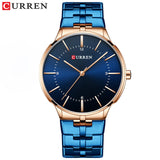 Newest Quartz Watches Luxury Brand CURREN Relogio Masculino Gold Watch for Men Simple Business Wristwatch Mens Clock 2019 - one46.com.au