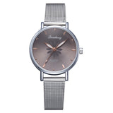 Women's Wristwatches Luxury Silver Popular Pink Dial Flowers Metal Ladies Bracelet Quartz Clock Fashion Wrist Watch 2019 Top - one46.com.au