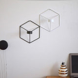 3D Geometric Candlestick Metal Wall Candle Holder Sconce Matching Small Tealight Home Ornaments Wedding Christmas Decoration - one46.com.au