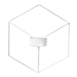 3D Geometric Candlestick Metal Wall Candle Holder Sconce Matching Small Tealight Home Ornaments Wedding Christmas Decoration - one46.com.au