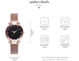 Luxury Women Watches Ladies Magnetic Starry Sky Clock Fashion Diamond Female Quartz Wristwatches relogio feminino zegarek damski - one46.com.au