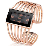 NEW Rose Gold Women's Bracelet Watch 2019 Unique Ladies Watches Full Steel Wristwatches Women Watches Clock bayan kol saati - one46.com.au