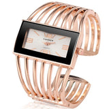 NEW Rose Gold Women's Bracelet Watch 2019 Unique Ladies Watches Full Steel Wristwatches Women Watches Clock bayan kol saati - one46.com.au