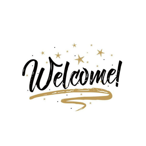 Creative Welcome Wall Sticker Shop Home Glass Door Window Wall Stickers Wall Decals Kids Room Wall Door Decoration 56 X 38cm - one46.com.au