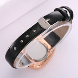 Watches Women Red Leather Strap Ladies Sport Watch Snake Rhinestone Creative Dial Triangle Fashion Luxury Dress Quartz Watch - one46.com.au