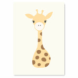 Woodland Animal Lion Giraffe Posters Nursery Prints Wall Art Canvas Painting Nordic Picture for Kids Room Home Decoration - one46.com.au