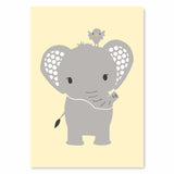 Woodland Animal Lion Giraffe Posters Nursery Prints Wall Art Canvas Painting Nordic Picture for Kids Room Home Decoration - one46.com.au