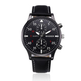 Fashion Sport Watch Men Watch Top Brand Leather Band Men's Watch Clock Quartz Men's Wrist Watches Reloj Hombre erkek kol saati - one46.com.au