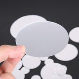 26pcs Decorative Mirrors Wall Stickers Silver Round Bedroom Creative Modern Wall Stickers Home Room Bathroom Decoration - one46.com.au