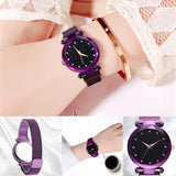 Luxury Women Watches Ladies Magnetic Starry Sky Clock Fashion Diamond Female Quartz Wristwatches relogio feminino zegarek damski - one46.com.au