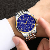 NIBOSI Watch Men Sport Quartz Clock Mens Watches Top Brand Luxury Full Steel Waterproof Gold Wrist Watch Gift Relogio Masculino - one46.com.au