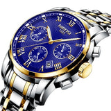 NIBOSI Watch Men Sport Quartz Clock Mens Watches Top Brand Luxury Full Steel Waterproof Gold Wrist Watch Gift Relogio Masculino - one46.com.au