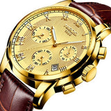 NIBOSI Watch Men Sport Quartz Clock Mens Watches Top Brand Luxury Full Steel Waterproof Gold Wrist Watch Gift Relogio Masculino - one46.com.au