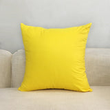 Red Color Cushion Cover Cotton Throw Pillow Case Solid Color Cushions Cover Office Home Decorative XF454-2 - one46.com.au