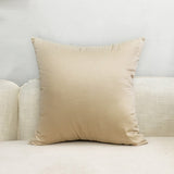 Red Color Cushion Cover Cotton Throw Pillow Case Solid Color Cushions Cover Office Home Decorative XF454-2 - one46.com.au