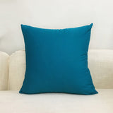 Red Color Cushion Cover Cotton Throw Pillow Case Solid Color Cushions Cover Office Home Decorative XF454-2 - one46.com.au