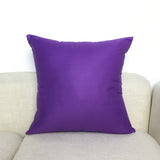 Red Color Cushion Cover Cotton Throw Pillow Case Solid Color Cushions Cover Office Home Decorative XF454-2 - one46.com.au