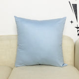 Red Color Cushion Cover Cotton Throw Pillow Case Solid Color Cushions Cover Office Home Decorative XF454-2 - one46.com.au