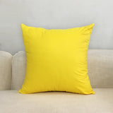 Red Color Cushion Cover Cotton Throw Pillow Case Solid Color Cushions Cover Office Home Decorative XF454-2 - one46.com.au