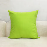 Red Color Cushion Cover Cotton Throw Pillow Case Solid Color Cushions Cover Office Home Decorative XF454-2 - one46.com.au