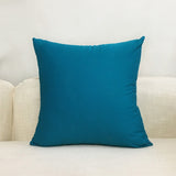 Red Color Cushion Cover Cotton Throw Pillow Case Solid Color Cushions Cover Office Home Decorative XF454-2 - one46.com.au