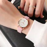 New 2018 Womens Watches Fashion Casual Womens Simple Style Quartz Leather Strap Wristwatch Ulzzang Women Watch - one46.com.au