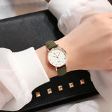 New 2018 Womens Watches Fashion Casual Womens Simple Style Quartz Leather Strap Wristwatch Ulzzang Women Watch - one46.com.au