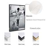 Decoration Fashion Dogs Woman Poster Canvas Painting COCO Posters and Prints Wall Art Picture For Kids Room Decor For Home - one46.com.au