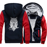 Men Clothing winter top Camouflage sleeve coats animal Printed Plus Size Brand sweatshirts 2019 Fashion Men's wool liner jackets - one46.com.au