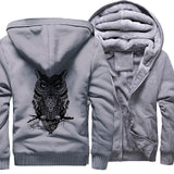 Men Clothing winter top Camouflage sleeve coats animal Printed Plus Size Brand sweatshirts 2019 Fashion Men's wool liner jackets - one46.com.au