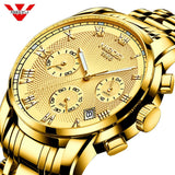 NIBOSI Montre Homme Top Luxury Brand Famous Men Watch Business Watches Gold Clock Quartz Watch Military Relogio Masculino Saat - one46.com.au