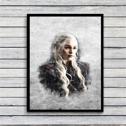 Game Of thrones Art Canvas Painting Wall Art Pictures prints home decor Wall poster decoration for living room - one46.com.au