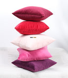 Luxury Velvet Cushion Cover 45x45cm Pillow Cover Pillow Case Green Yellow Pink Blue Gold White Black Gray Home Decorative Sofa - one46.com.au