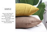 Luxury Velvet Cushion Cover 45x45cm Pillow Cover Pillow Case Green Yellow Pink Blue Gold White Black Gray Home Decorative Sofa - one46.com.au