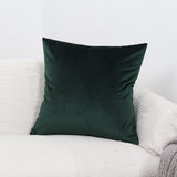 Luxury Velvet Cushion Cover 45x45cm Pillow Cover Pillow Case Green Yellow Pink Blue Gold White Black Gray Home Decorative Sofa - one46.com.au