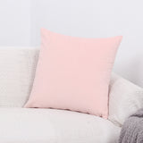 Luxury Velvet Cushion Cover 45x45cm Pillow Cover Pillow Case Green Yellow Pink Blue Gold White Black Gray Home Decorative Sofa - one46.com.au