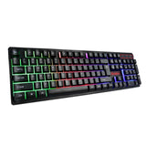 104 Key Suspension Cap Rainbow RGB Backlit Waterproof Mechanical Feel USB Wired Gaming Keyboard for Computer PC Laptop for DOTA2 - one46.com.au