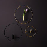Candle Holder 3D Geometric Tea Light Metal Candlestick Brief Round Geometry Candle Holders Art Home Decor - one46.com.au
