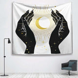 Sun Witchcraft Ouija Tapestry Wall Fabric Wall Hanging Tapestry Wall Blanket Farmhouse Home Decor  Boho Decor Window Tapestry - one46.com.au