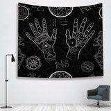 Sun Witchcraft Ouija Tapestry Wall Fabric Wall Hanging Tapestry Wall Blanket Farmhouse Home Decor  Boho Decor Window Tapestry - one46.com.au