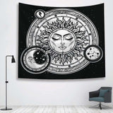 Sun Witchcraft Ouija Tapestry Wall Fabric Wall Hanging Tapestry Wall Blanket Farmhouse Home Decor  Boho Decor Window Tapestry - one46.com.au